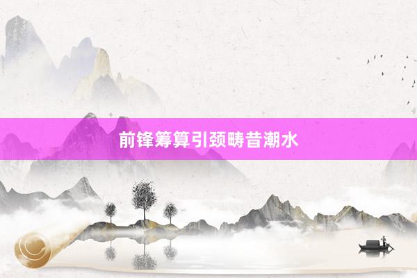 前锋筹算引颈畴昔潮水
